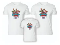 Comprar Kit 3 Camisetas Pai, Mãe E Filho Personalizadas Aniversário