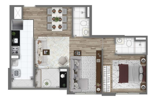 Imagem 20 de 22 de Apartamento À Venda No Bairro Morumbi - São Paulo/sp - O-18404-30628
