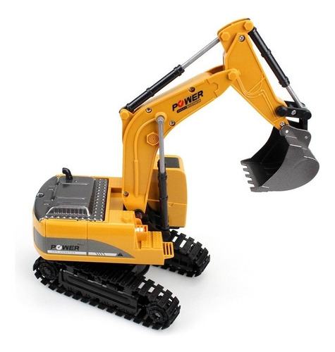 Mini Excavadora Rc Funcional Full 6 Canales Recargables