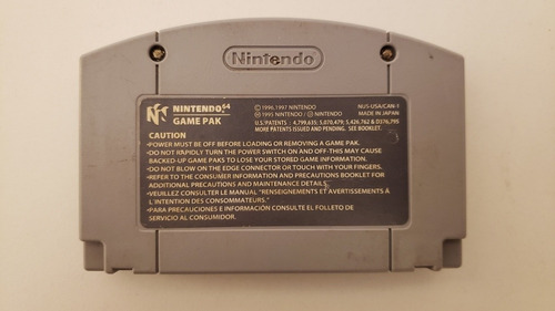 Imagen 3 de 10 de 2 Juegos Nintendo 64 Waialae Golf V-rally + Soporte Joystick