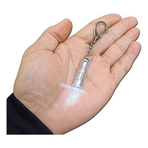 Smallest Super Mini Small Tiny Keychain Flashlight E1, ...