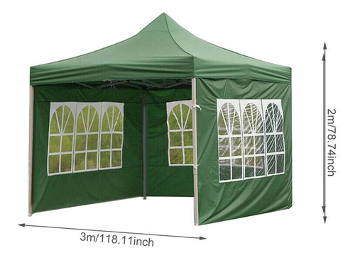 Pared Lateral Impermeable De 2x3 M Para Toldo De Tienda De