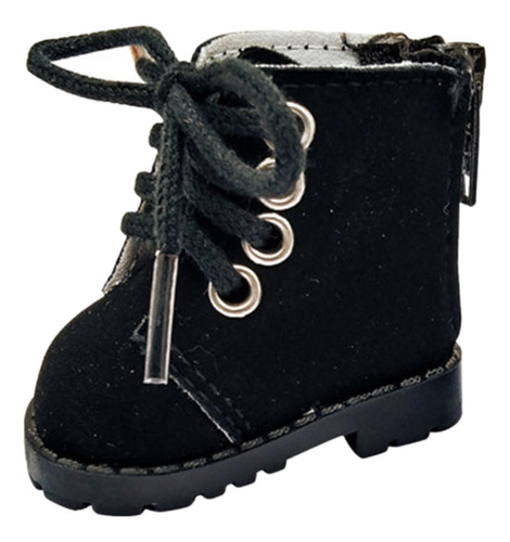 Zapatos De Muñeca A Escala 1:6, Decoración De Botas Negro