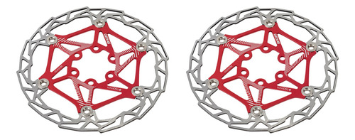 2 Discos De Freno Deckas Ultraligeros Para Bicicleta De Mont