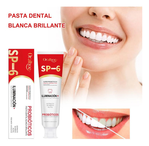 Pasta De Dientes Blanqueadoraprobiãtica Sp-6:6 Probióticos