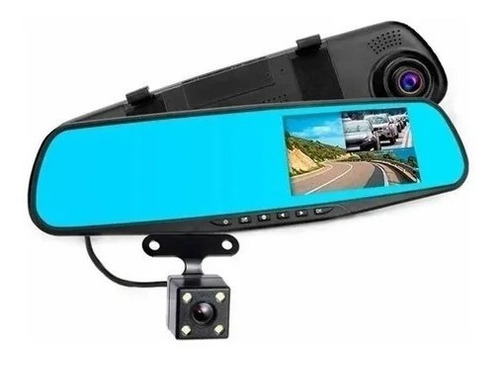 Espejo Retrovisor Con Camara Frontal Y Camara Retroceso Hd