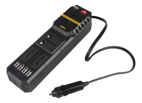 Inversor De Coche De 200 W, 12 V A 220 V, Carga Portátil Usb