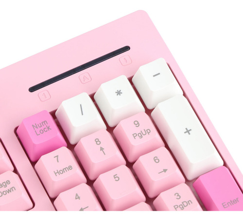 Y Teclado Rosa Con Cable De 104 Teclas, 3 Colores, Bonito