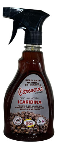 Repelente Natural Citroveras 25% Icaridina Proteção 500ml