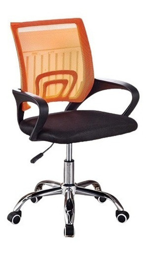 Silla Escritorio Oficina Luxor Girat. Comfort 2023 Naranja