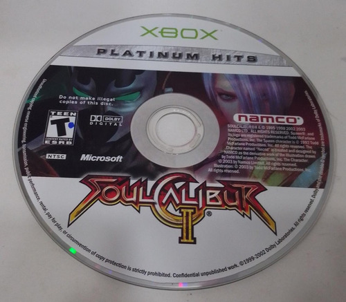 Soul Calibur 2 Xbox Seminuevo 