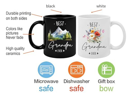 Taza De Café Para Los Mejores Abuelos, Regalo De Los Nietos