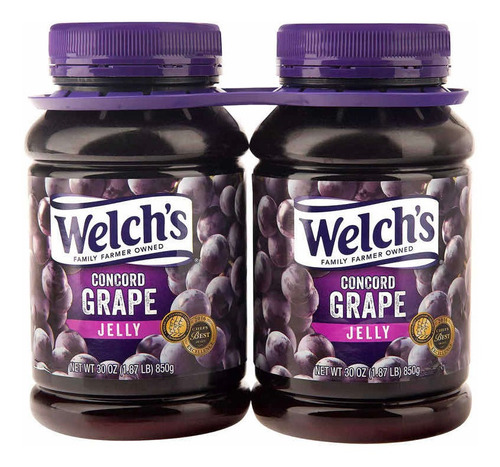 Mermelada Welch's Uva 4/850g Concord Grape Jelly Importado