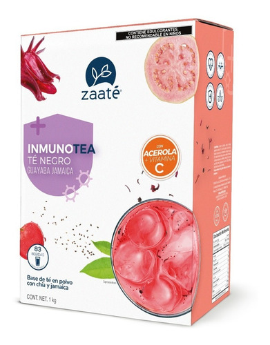 Té Negro Guayaba Jamaica 1kg Zaate Inmunotea 