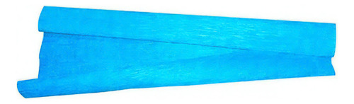 Papel Crepom 48cm X 2m Pacote Com 10 Unidades Cores Atacado Cor Azul-claro