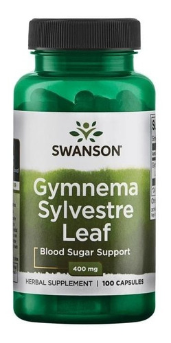 Gymnema Sylvestre, Regula Azúcar 100cap/400mg Swanson