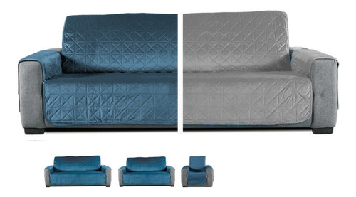 Cubre Asientos Para Sillones Set 3 Pzas Varios Colores