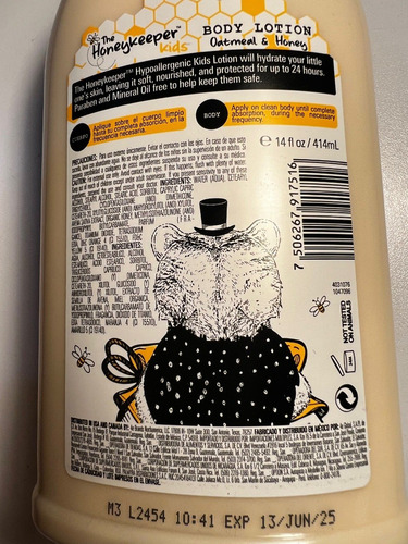 Shampoo Honey Keeper 250ml. + Body Lotion 414ml. Pack