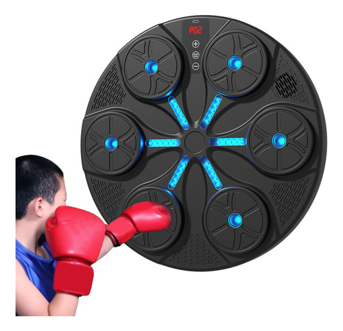 Máquina De Boxeo Musical, Almohadilla De Boxeo, Negro