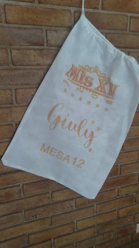 Bolsa Carioca Grande Para 15 Años  Boda. Personalizada