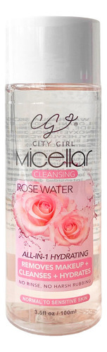 Agua Micelar All In 1 Citygirl  Agua De Rosas Piel Sensible 