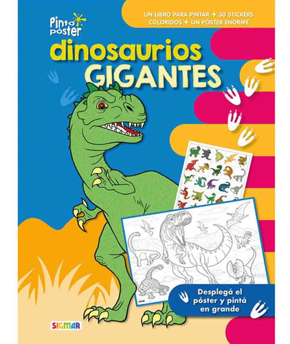 Dinosaurios Gigantes (pinto Poster) - Varios Autores