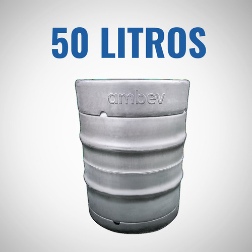 Barril 50 Litros Ambev Chopp Brahma válvula Tipo S inox
