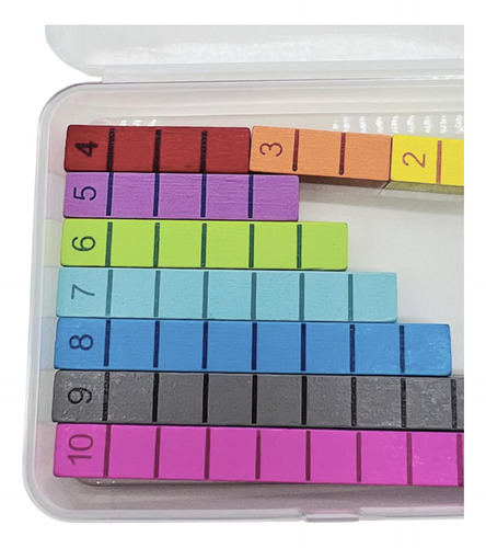 Varillas Numéricas Palos De Educación, 10 Piezas