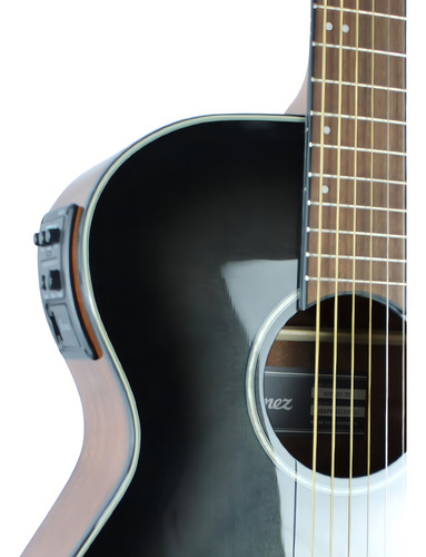 Violão Elétrico Ibanez Aewc11 Tcb Transparent Charcoal Burst