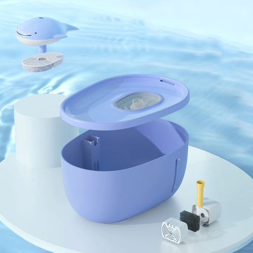 Fuente De Agua Para Gatos Con Luz Led Automática Para Gatos