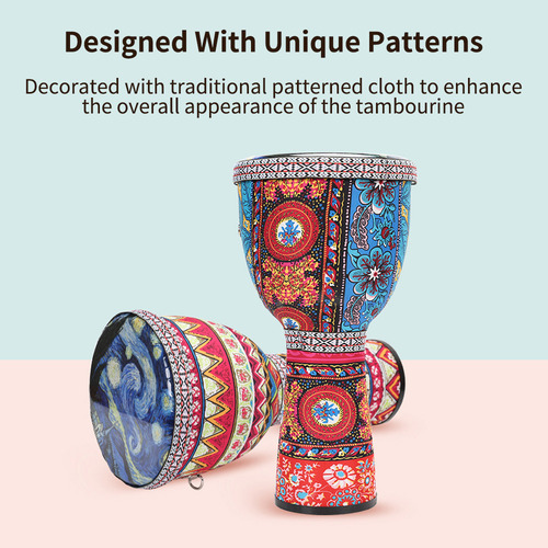 Tambor Africano Djembe Portátil De 8 Pulgadas