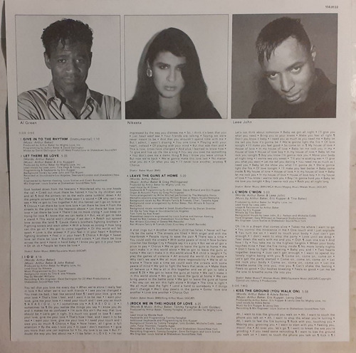 Lp Arthur Baker & The Backbeat Disciples- Give In To Rhythm (Usado)