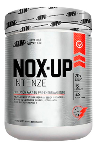 Pre Entreno Universe Nutrition Nox- Up Intenze 600gr