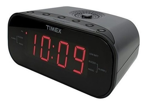 Timex T231gy Radio Reloj Despertador Dual Amfm Con Pantalla 