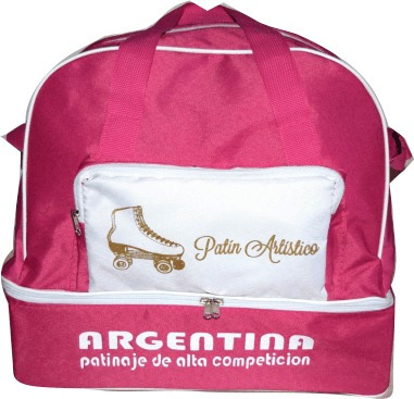 Bolso Portapatin Cajon Baul Artistico Rollers Hielo Hockey