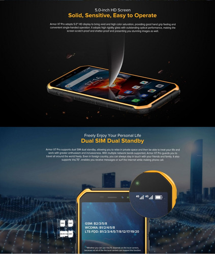 Celular Armor X7 Pro - Resistente Indestructible Fuerte