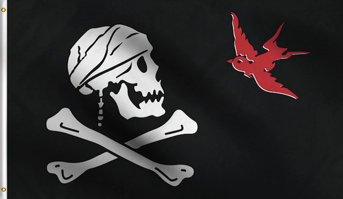 Dmse Pirate Jack Sparrow Jolly Roger - Bandera De Calav...