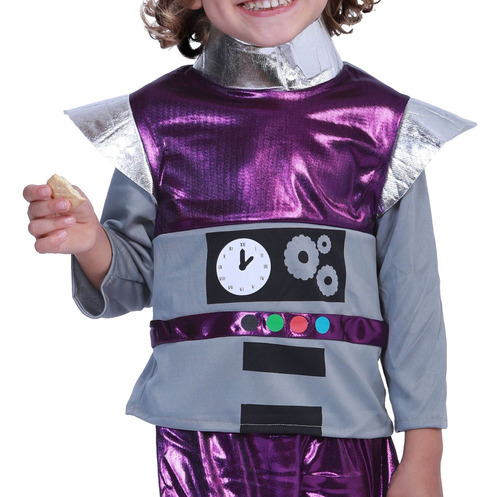 Shaoke Disfraz De Robot Unisex Para Niños Y Niñas, Cosplay