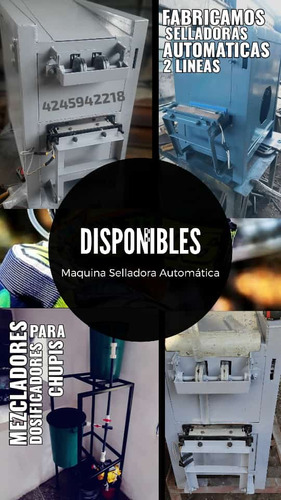 Maquina Selladora De Chupis 2 Lineas