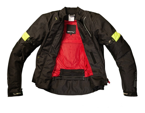 Imagen 4 de 10 de Campera Stav Base Cordura Protecciones Abrasion Control Md!