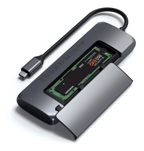 Hub Multimplicador Usb-a/ Usb-c/ Ssd Sata M.2/ Hdmi 4k60hz