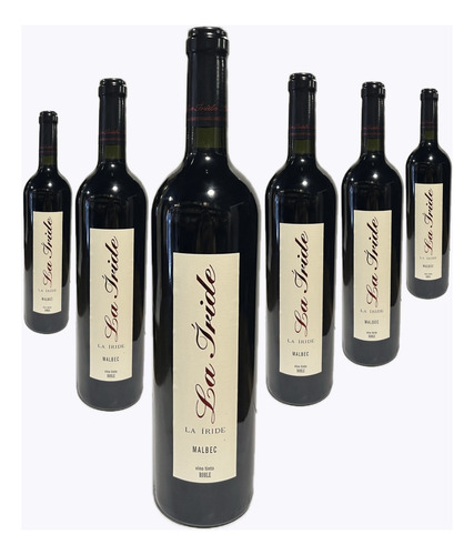 La Íride Etiqueta Roja Caja X6 Un. Malbec O Cab. Sauvignon