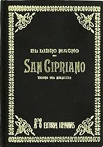 Libro Magno De San Cipriano -terciopelo (sin Coleccion) / An
