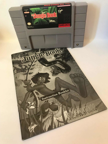 Juego Super Nintendo El Libro De La Selva (jungle Book) Snes