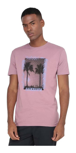 Playera Quiksilver Hombre Rosa Beyond Palm Aqyzt08556plp0