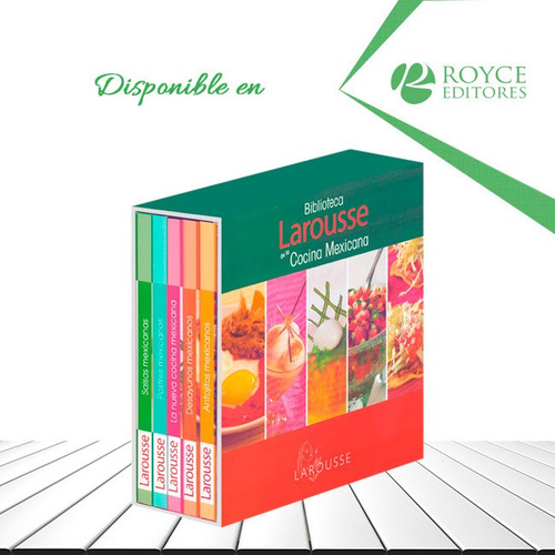 Biblioteca Larousse De La Cocina Mexicana 5 Vols