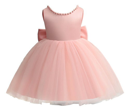 Vestido De Tutú Casual Para Cumpleaños De Bebé Niña