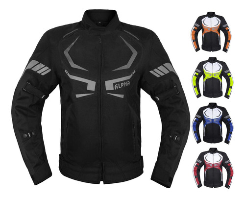 Chaqueta De Motocicleta Para Hombres Con Revestimiento Ce