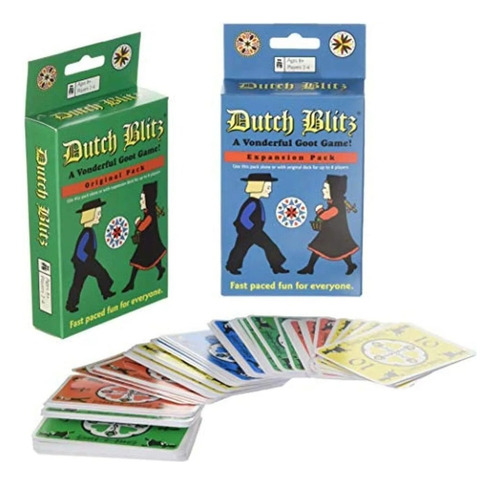 Juego De Cartas Dutch Blitz, Combo Original Y Expansión