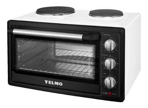 Horno Eléctrico Yelmo Doble Anafe Gtía Nuevo 40 Lts 6 Cuotas